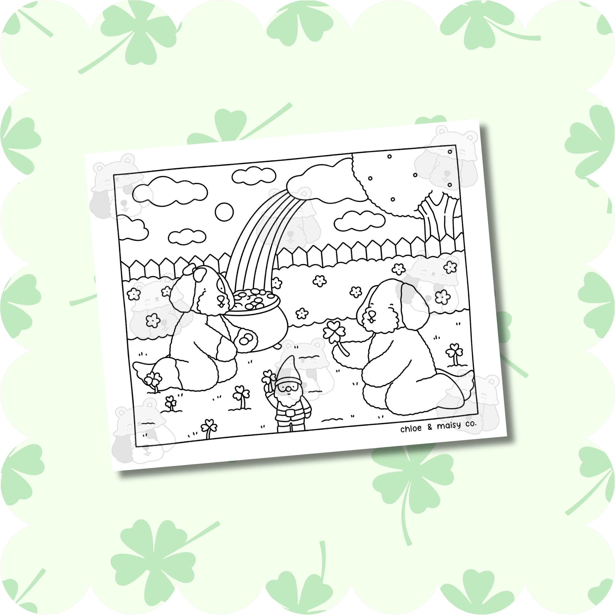 St. Patrick's Day Coloring Page