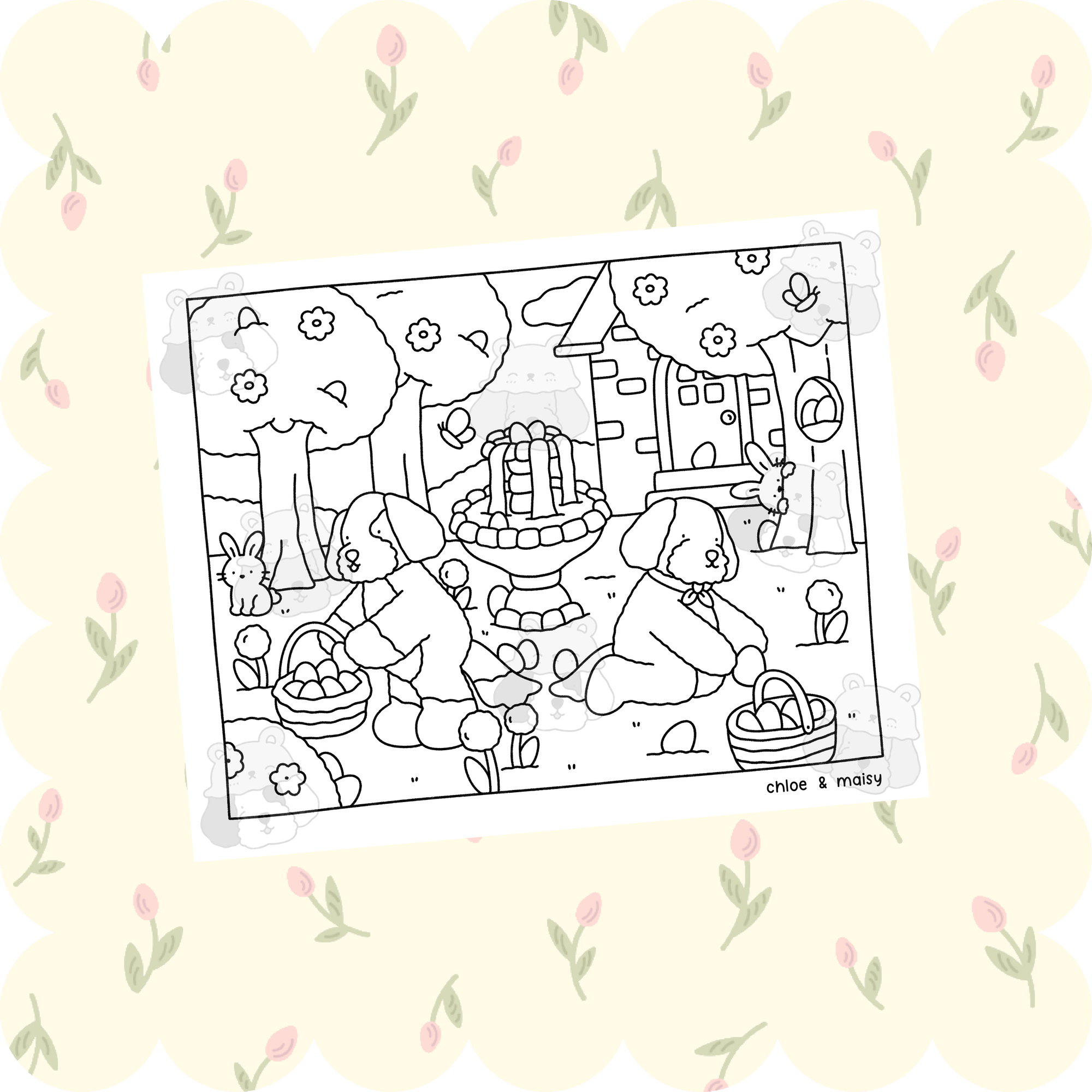 Easter Coloring Page