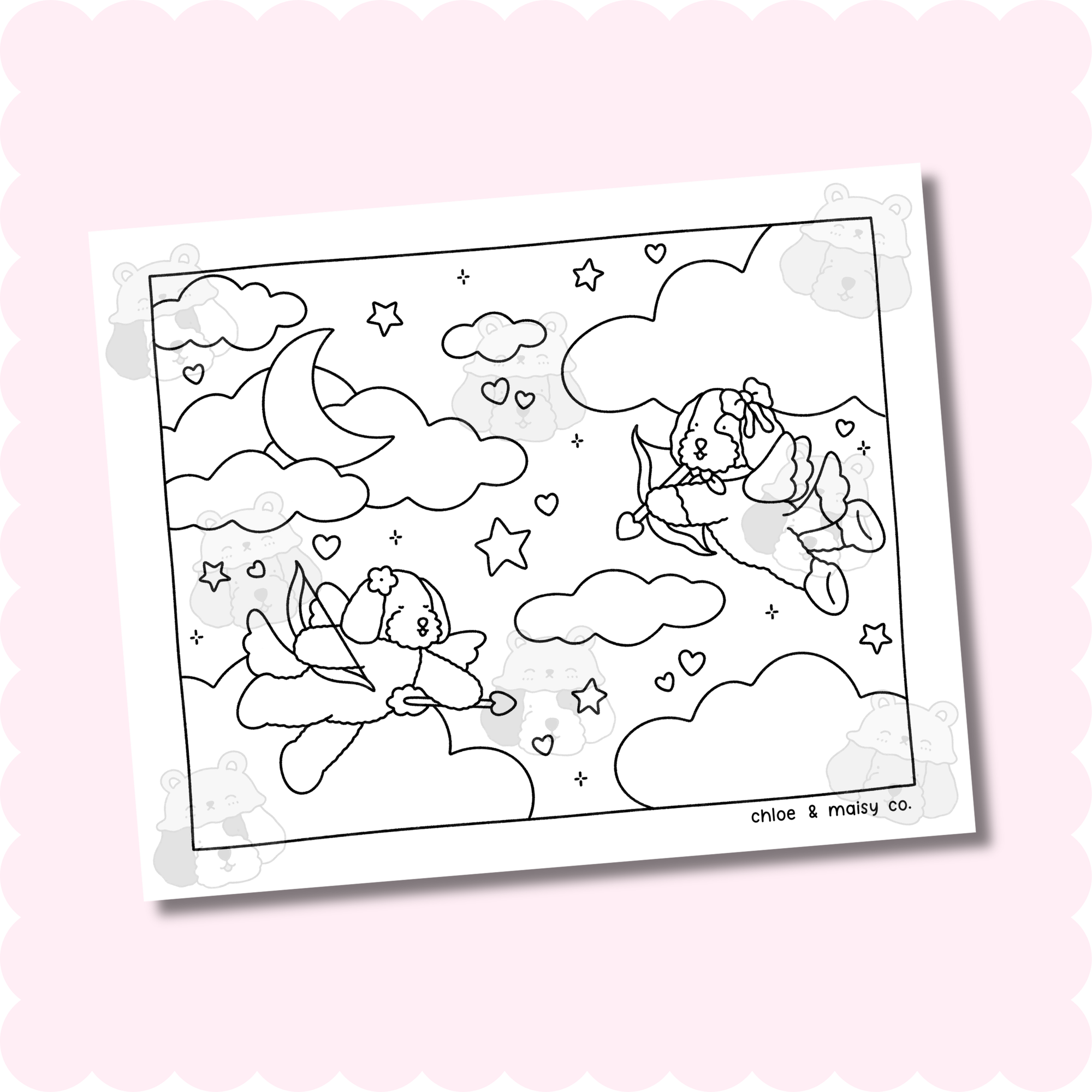 Valentine's Day Coloring Page