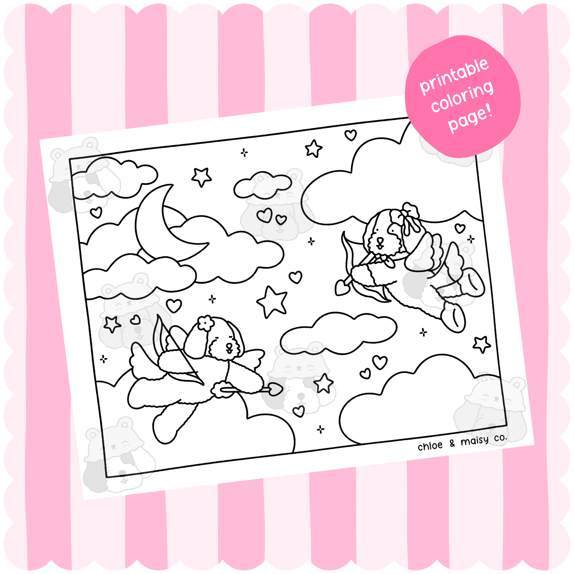 Valentine's Day Coloring Page
