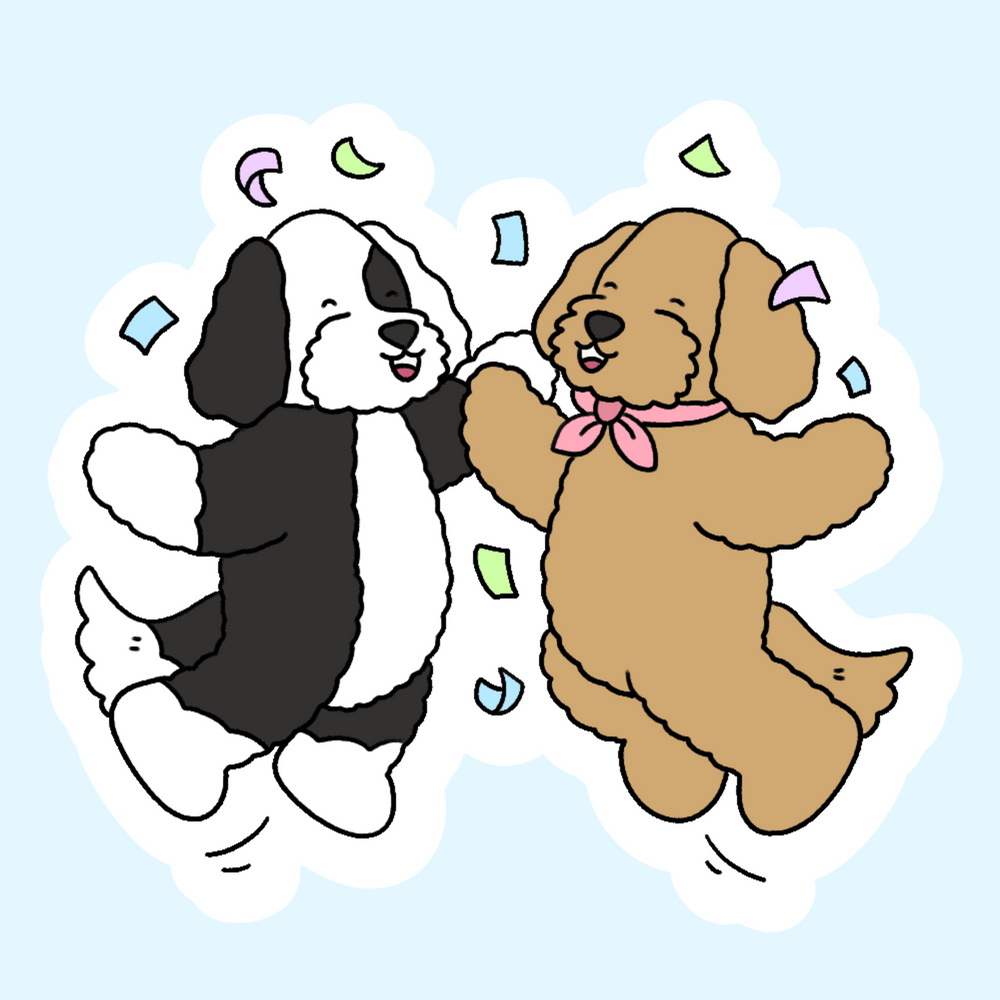 "Celebration" Sticker (Glitter)