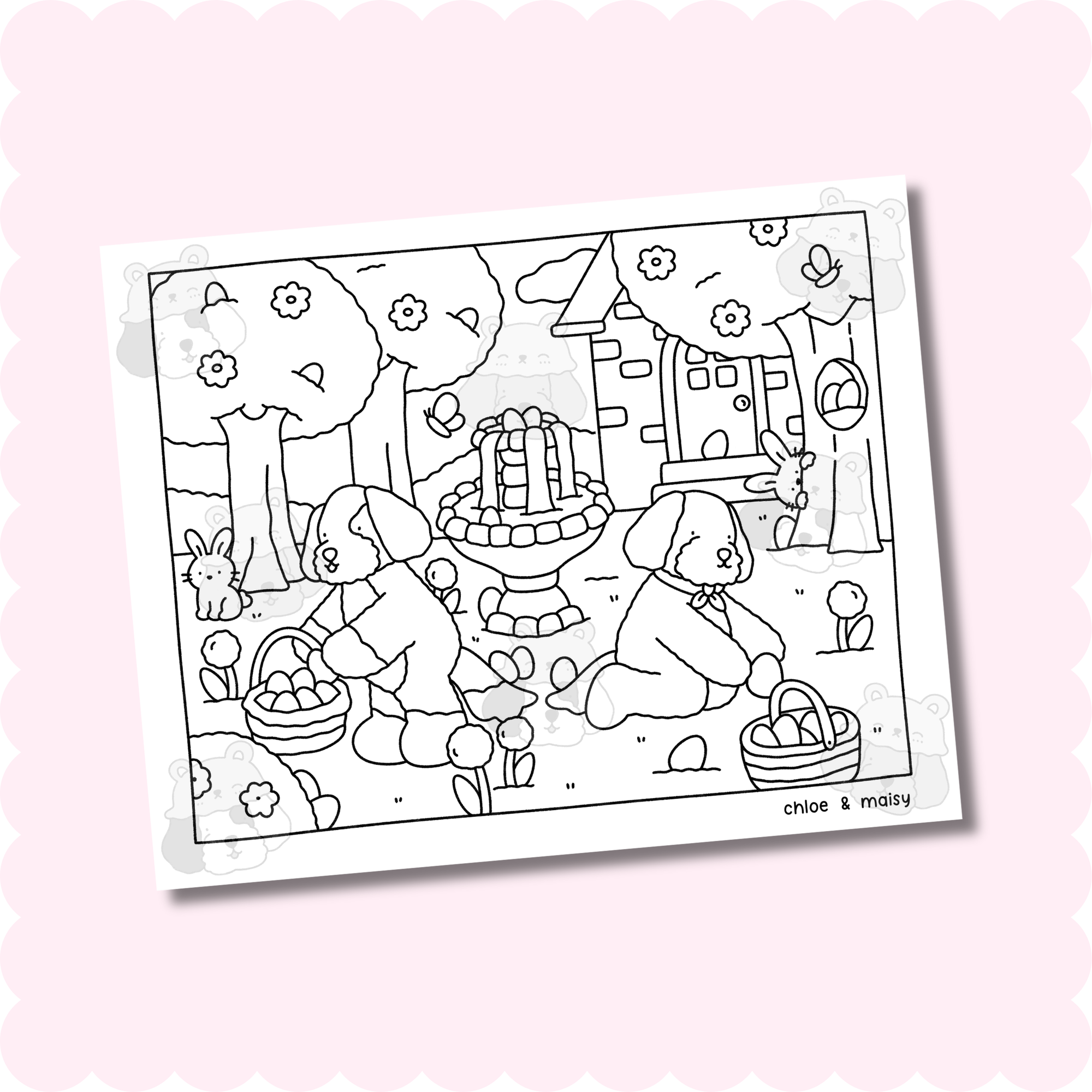 Easter Coloring Page