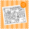 Basketball Coloring Page