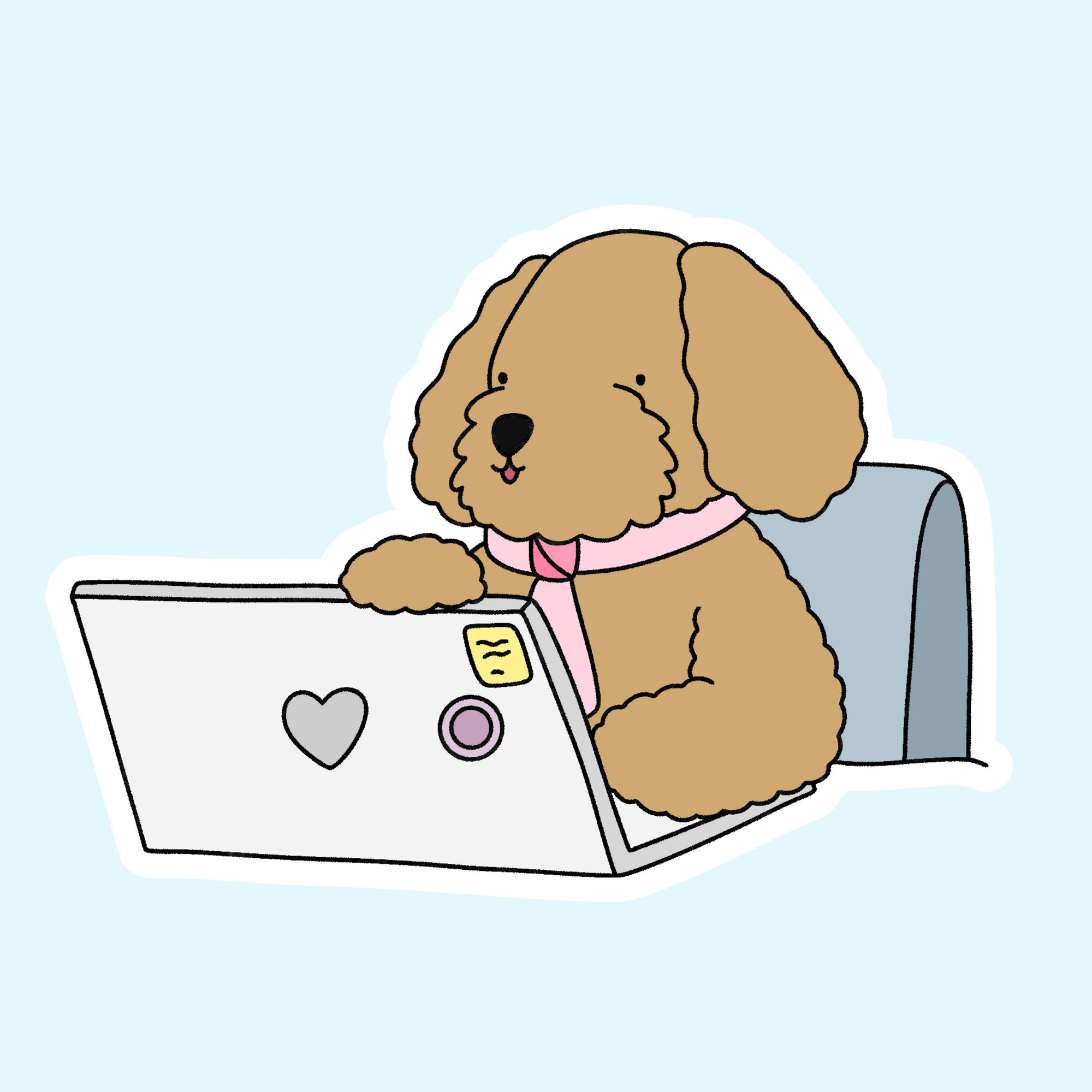 "Work Day" Sticker