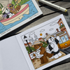 European Summer Coloring Book