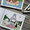 European Summer Coloring Book