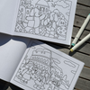 European Summer Coloring Book