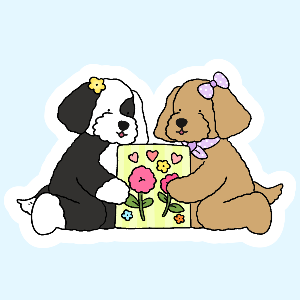 "Color With Us" Sticker