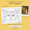 Printable Fall Coloring Page - Digital Download