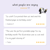 Customer reviews for the Printable Birthday Coloring Page