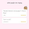 Customer reviews for the Printable Valentine's Day Coloring Page